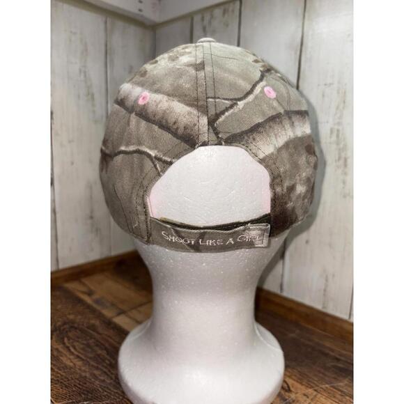 Remington Realtree Shoot Like A Girl Ballcap Baseball Hat pink camo Ladies - Picture 3 of 9